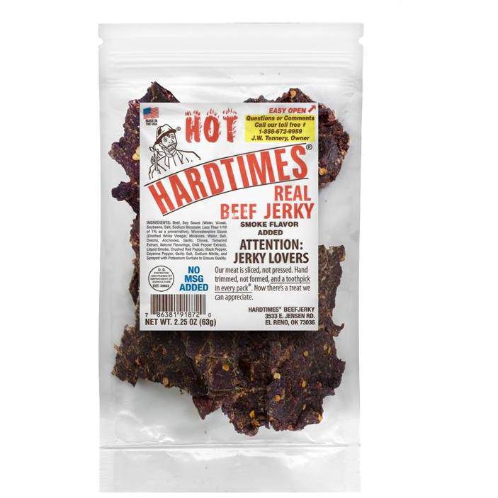 Hard Times Hot Beef Jerky 2.25 OZ - Cow Crack