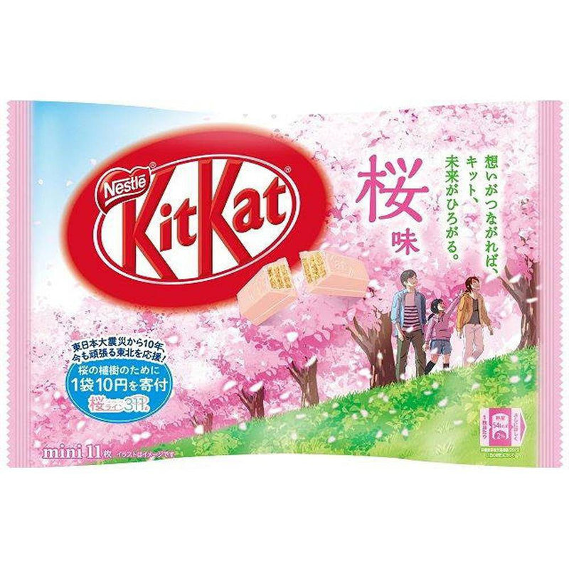 Kit Kat Sakura Cherry Blossom Mini 11 Count - Cow Crack