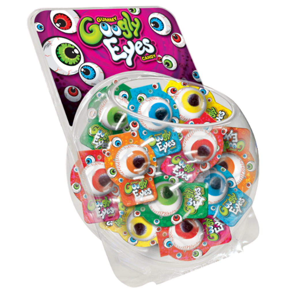 Gummy Googly Eyes 50 Count Jar