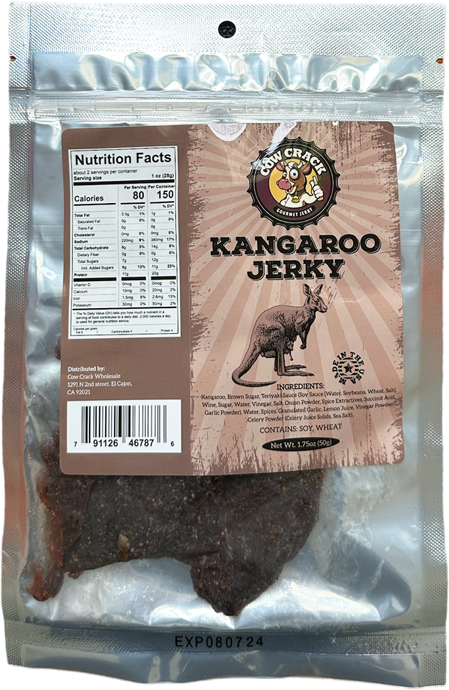Cow Crack Kangaroo Jerky 1.75 oz