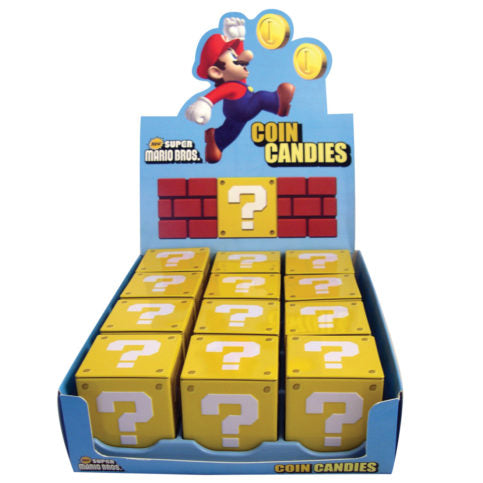 Nintendo Question Mark Coin Candies 12 Count