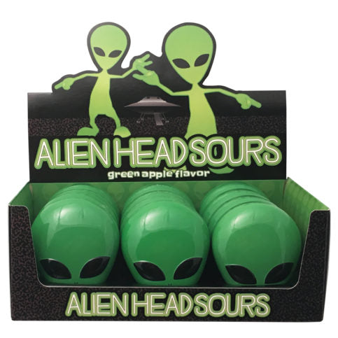 Alien Head Sours 12 Count
