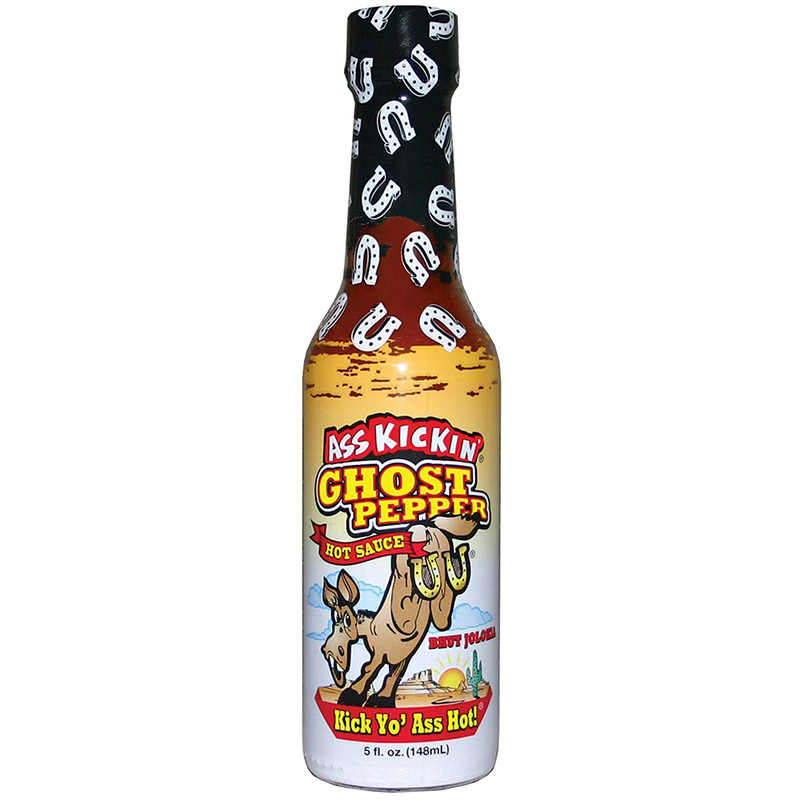 Ass Kickin' Ghost Pepper Hot Sauce 5 OZ - Cow Crack
