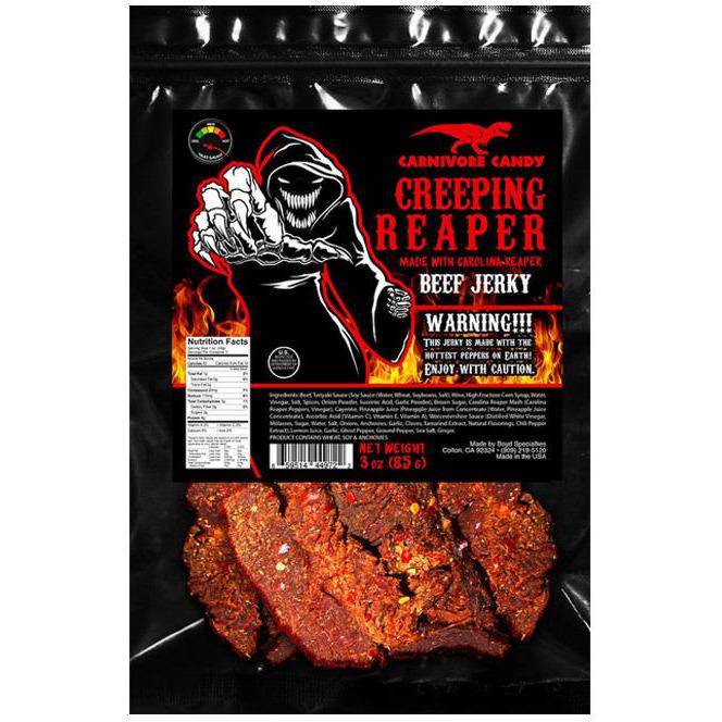 Carnivore Candy Creeping Reaper Beef Jerky - Cow Crack