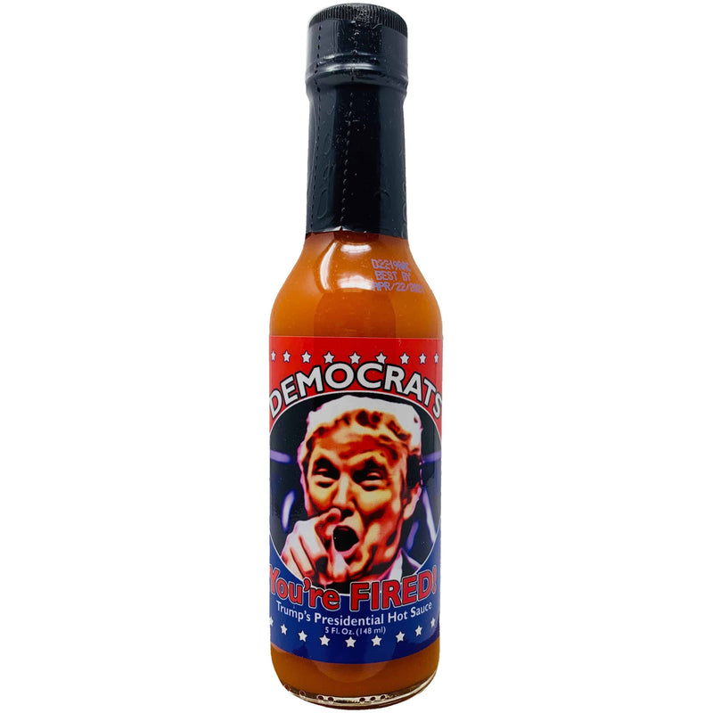 Democrats, You're Fired Trump's Presidential Hot Sauce 5 OZ - Cow Crack