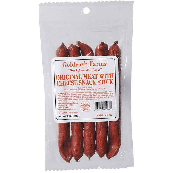 Goldrush Farms "Fresh From the Farm Original Meat and Cheese" Beef Stick - Cow Crack