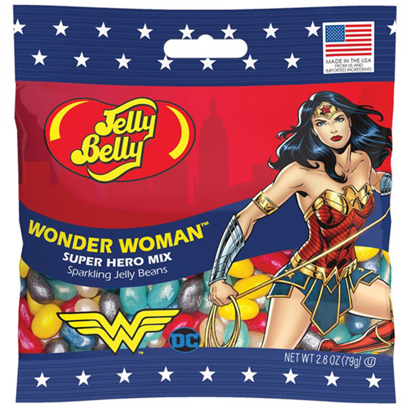 Jelly Belly Wonder Woman Super Hero Mix 2.8 OZ - Cow Crack