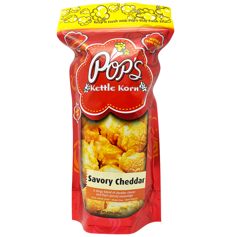 Pop's Kettle Korn Savory Cheddar 4 oz