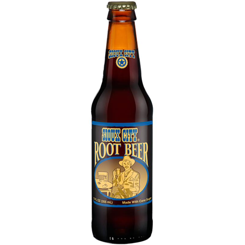 Sioux City Root Beer 12 OZ - Cow Crack