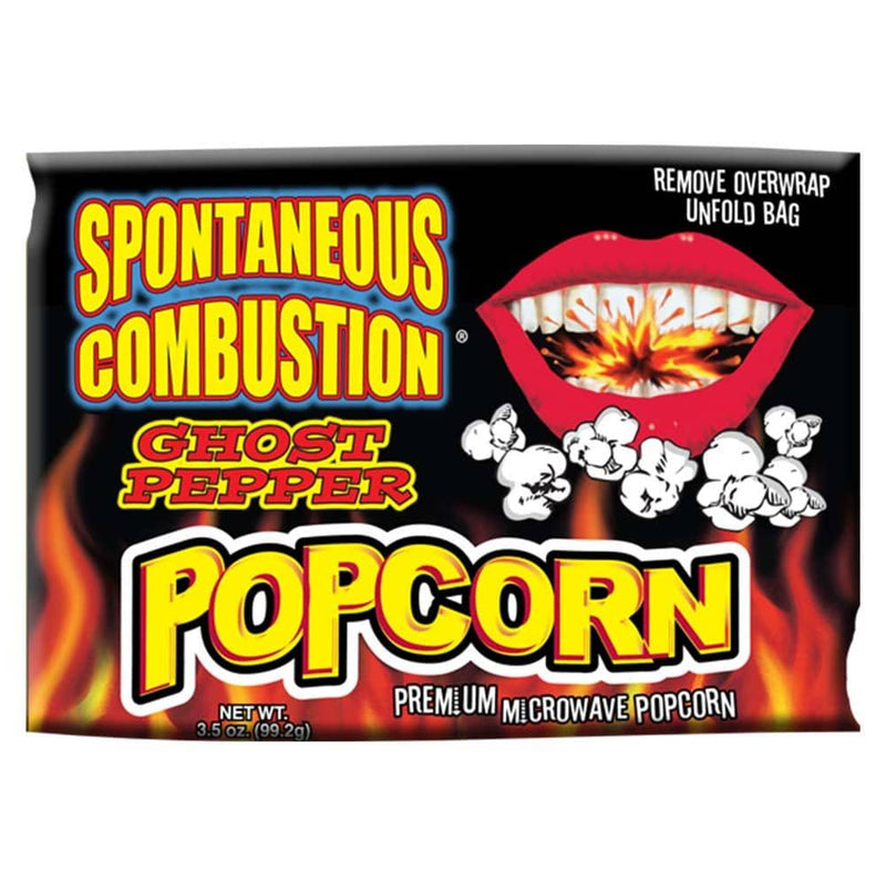 Spontaneous Combustion Ghost Pepper Popcorn - Cow Crack