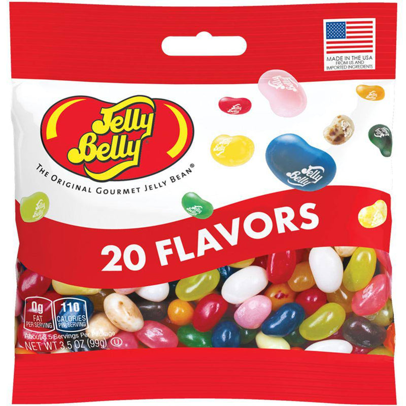 Jelly Belly 20 flavors 3.5 OZ - Cow Crack