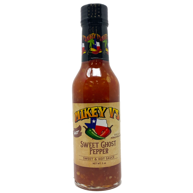 Mikey V's Sweet Ghost Pepper Hot Sauce 5 oz - Cow Crack