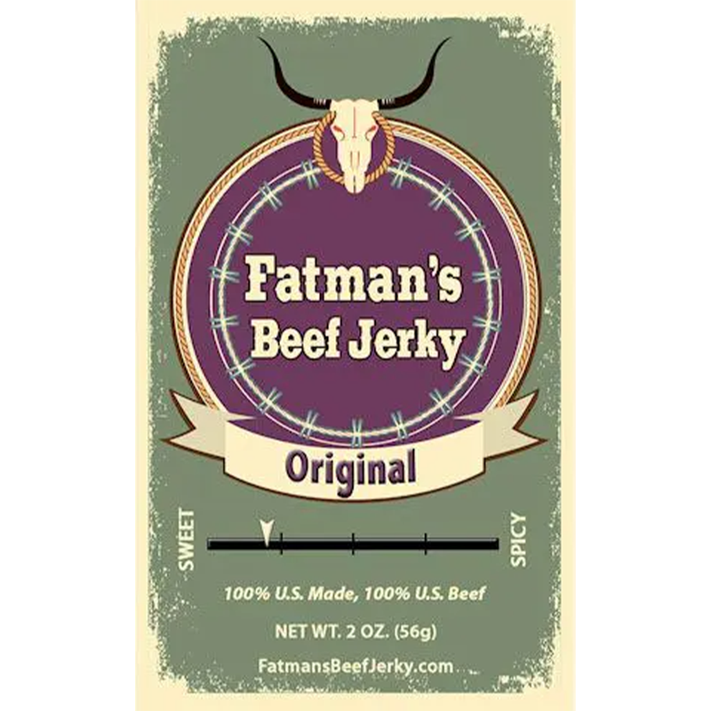 Fatman's Original Beef Jerky 2 OZ
