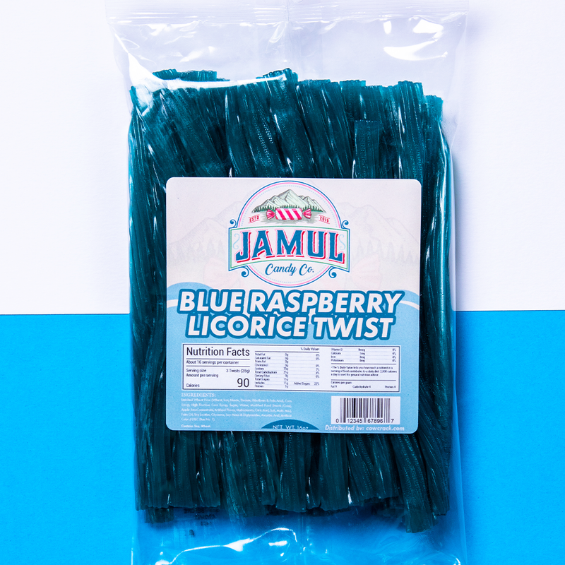 Jamul Candy Co. Blue Raspberry Licorice 16 OZ