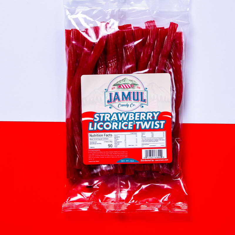 Jamul Candy Co. Strawberry Licorice 16 OZ