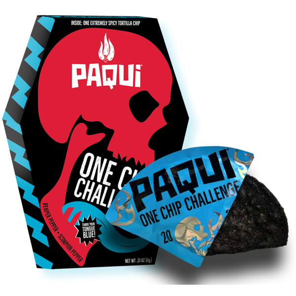 THE PAQUI® ONE CHIP CHALLENGE® IS BACK FOR ITS SIXTH YEAR, SUMMONING ALL  SPICE LOVERS TO EXPERIENCE THE REAPER LIKE NEVER BEFORE WITH A NEW,  SHOCKING TWIST