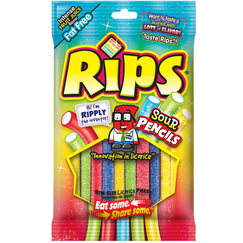 Rips Sour Pencils 3.5 oz