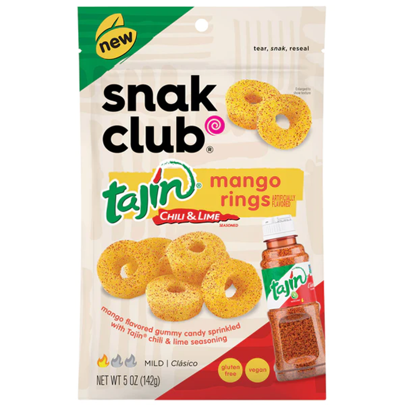 Snak Club Tajin Mango Rings 5 oz