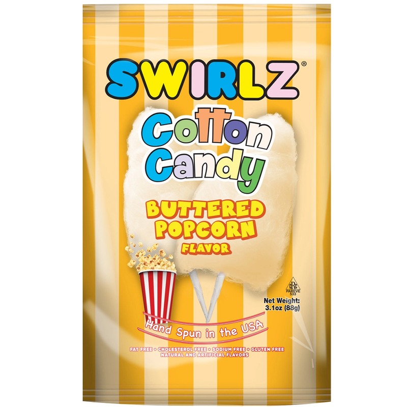 Buttered Popcorn Cotton Candy 3.1 OZ